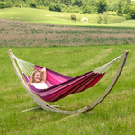 Tahiti Candy Cotton Single Garden Hammock With Bag