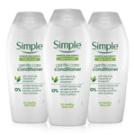 Kind To Hair Gentle Care Conditioner, 3 X 400ml | Set of 3 | White