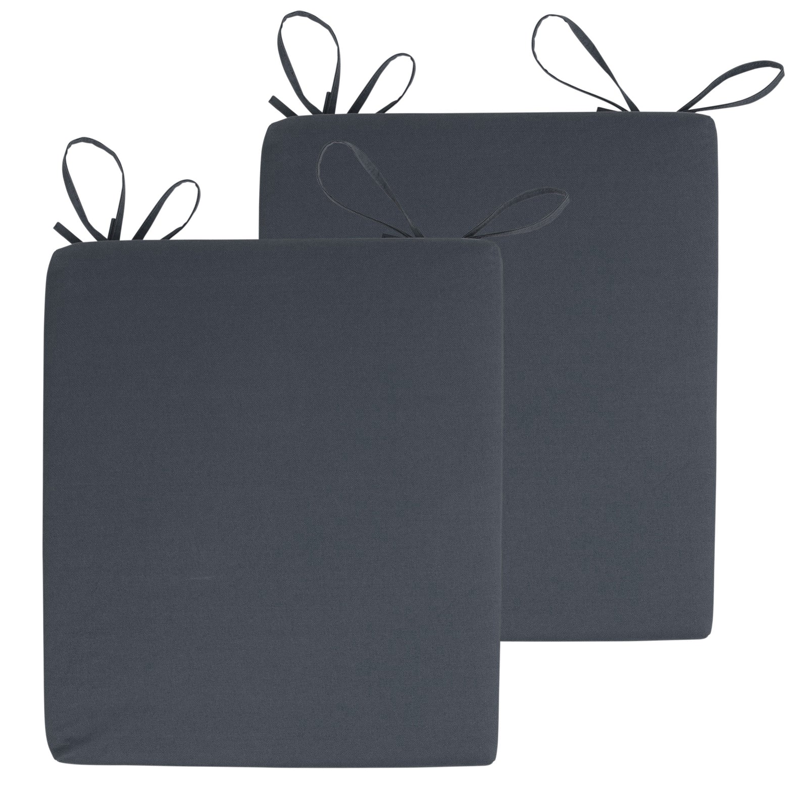 Stone Seat Cushion Pad Set Of 2 | Dark Slate Gray