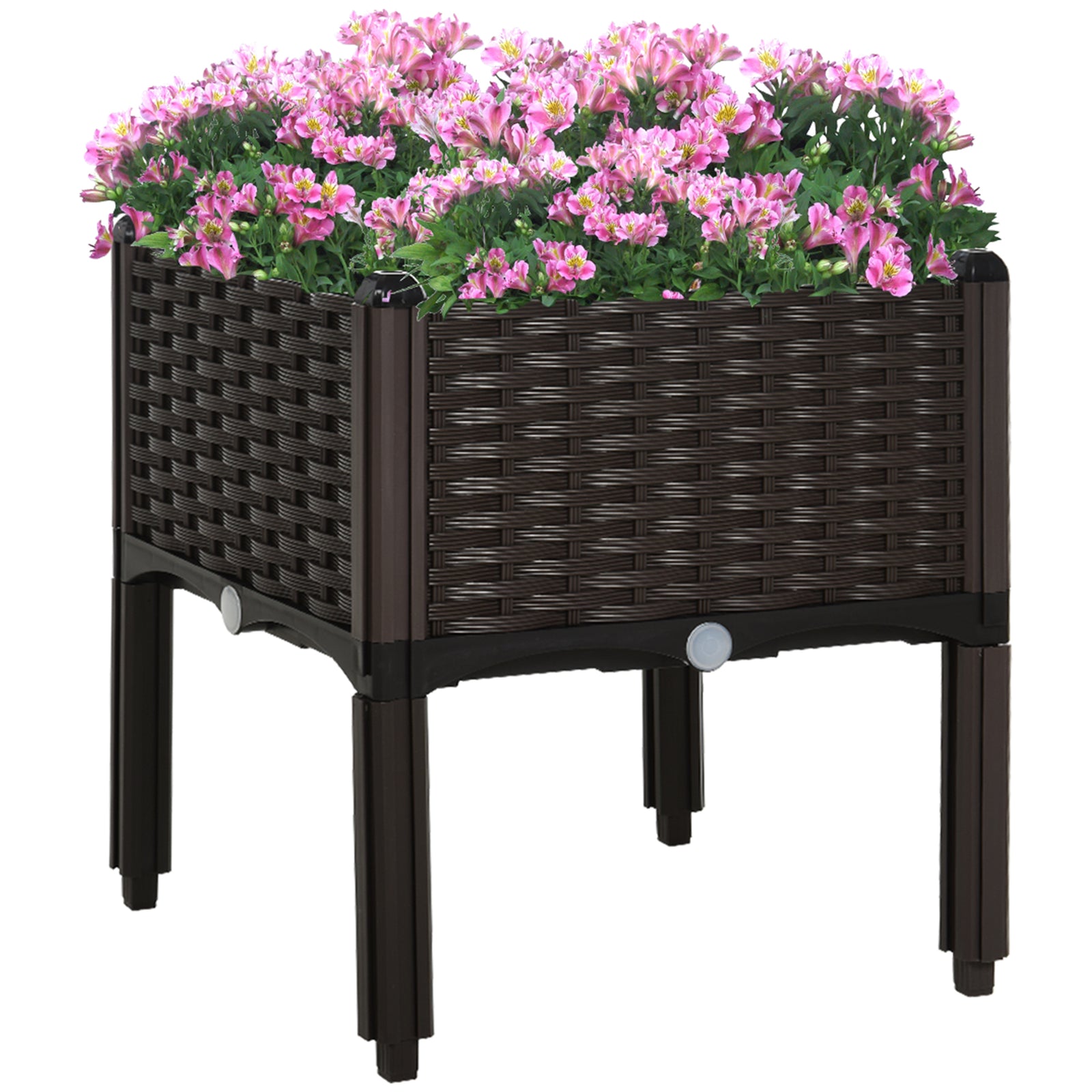 26l Raised Flower Bed Stand 40x40x44cm