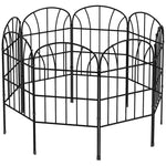 Fencing Panels 24in X 8.7ft Bed Border, Metal