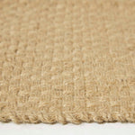 Zaphyr Natural Handwoven Jute Rug With Tassels | 200cm | Natural
