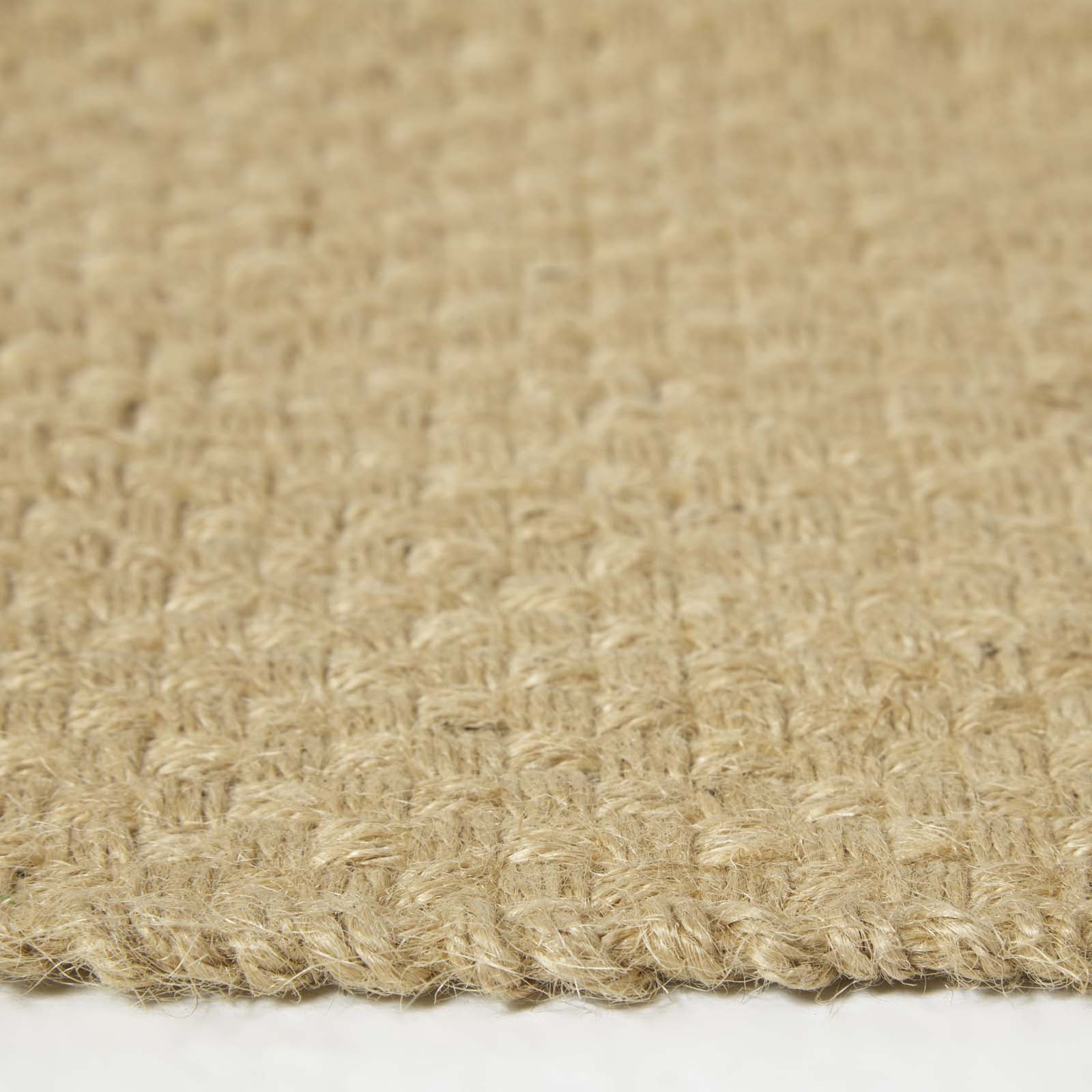 Zaphyr Natural Handwoven Jute Rug With Tassels | 200cm | Natural
