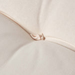 Cotton Back Support Thick Lumbar Cushion | Cream