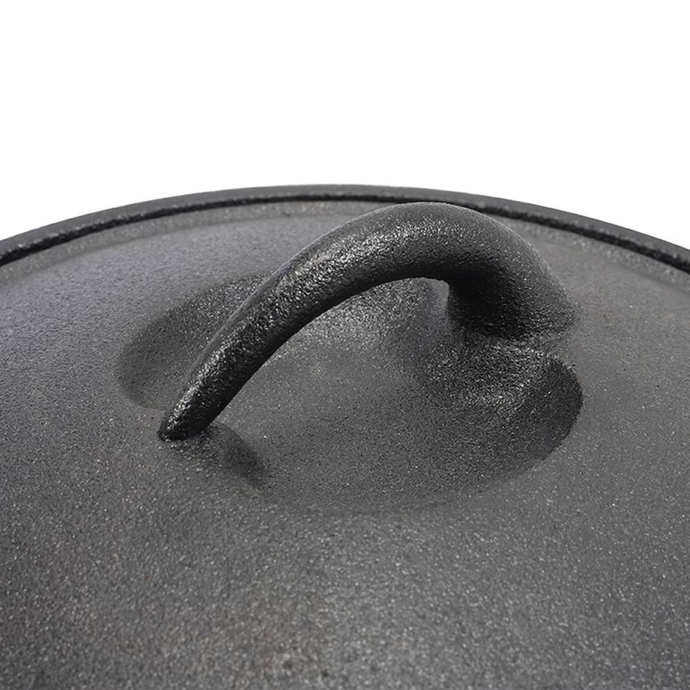 Breeins 2.5l Pre-seasoned Cast Iron Saucepan With Lid