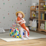 Kids Armchair, Foldable Toddler Chair For Bedroom | Red