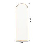 40x120cm Arch Full Length Wall Mirror