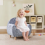 Kids Armchair, Glow In The Dark Chair For Bedroom, Grey | Grey