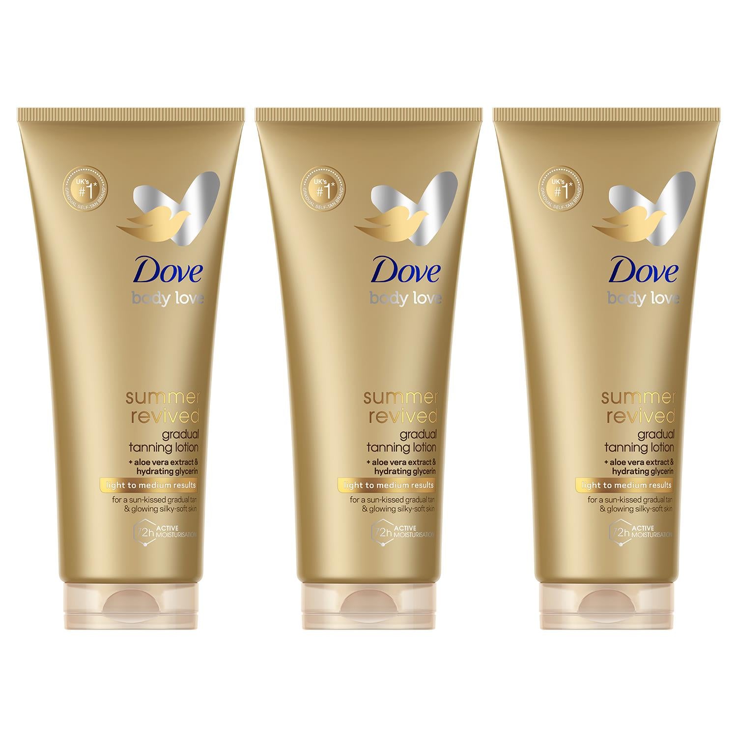 Dermaspa Summer Revived Fair To Medium Skin Body Lotion 3pk, 200ml