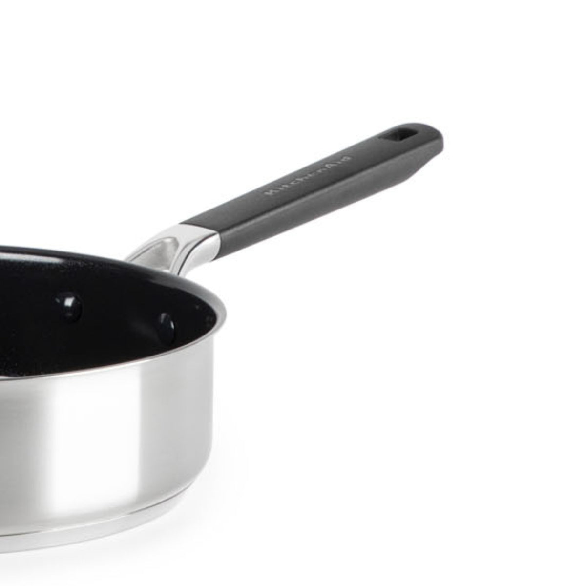 KitchenAid Cookware Classic Stainless Steel Covered Skillet, 26cm
