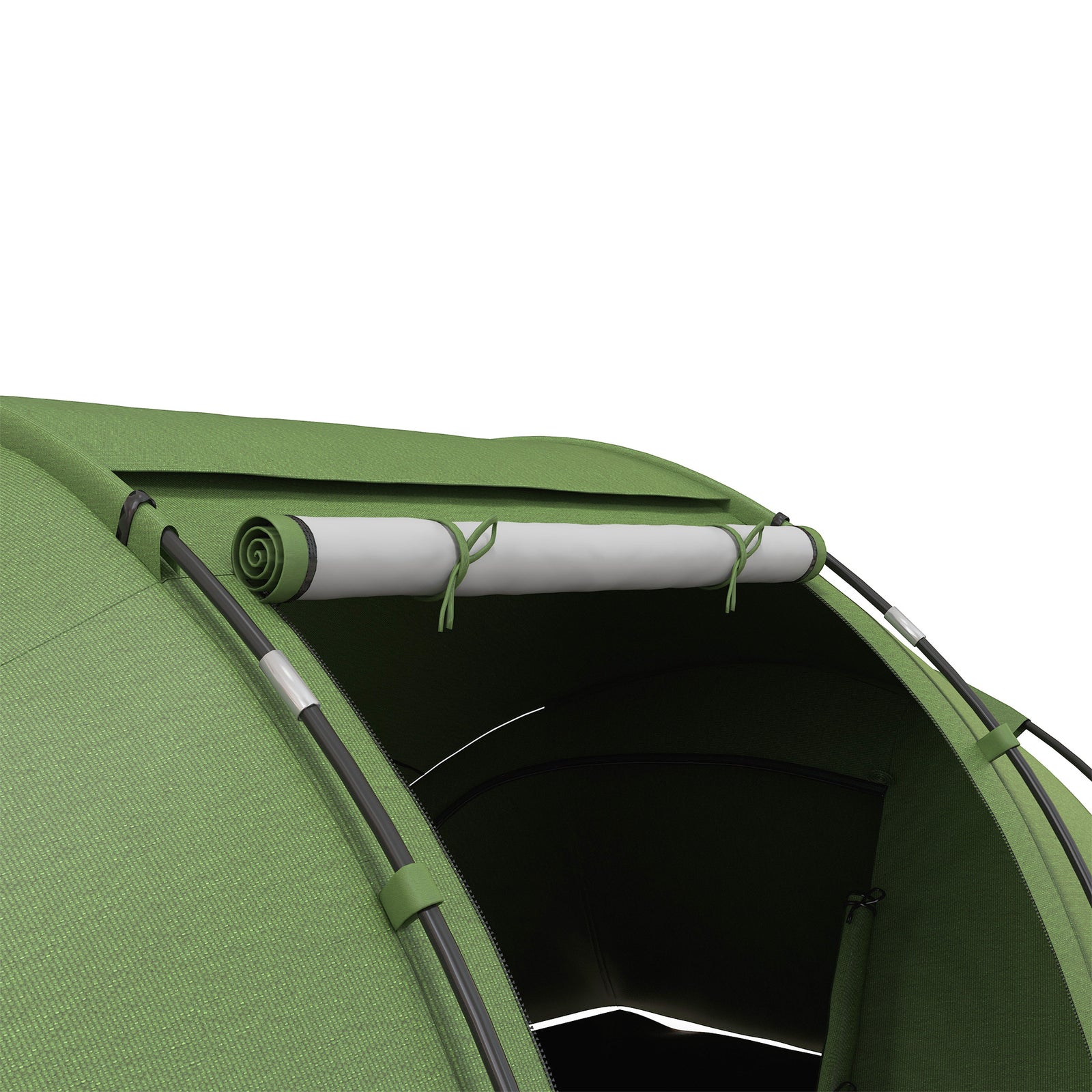 4-6 Persons Camping Tent Dome Family Travel Group Hiking | Dark Green