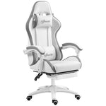 Reclining Pu Gaming Chair W/ Headrest | Gray