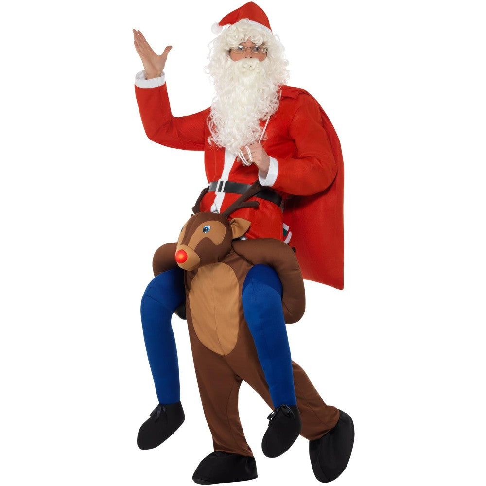 Piggyback Reindeer Rudolf Costume