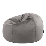 Aurora Velvet Bean Bag | Charcoal