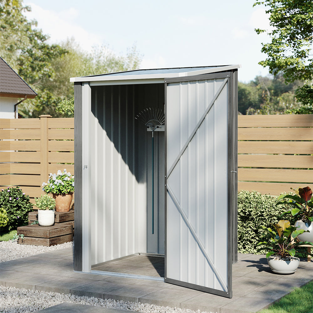 3 X 3ft Outdoor Metal Garden Storage Shed