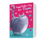 Mother's Day Personalised Card 'from The Cat' Official Product