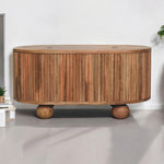 Solid Wood Soba Ball Lid-up Coffee Table
