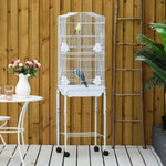 Bird Cage For Budgie Finch Canary Parakeet W/ Stand Sliding Tray | White
