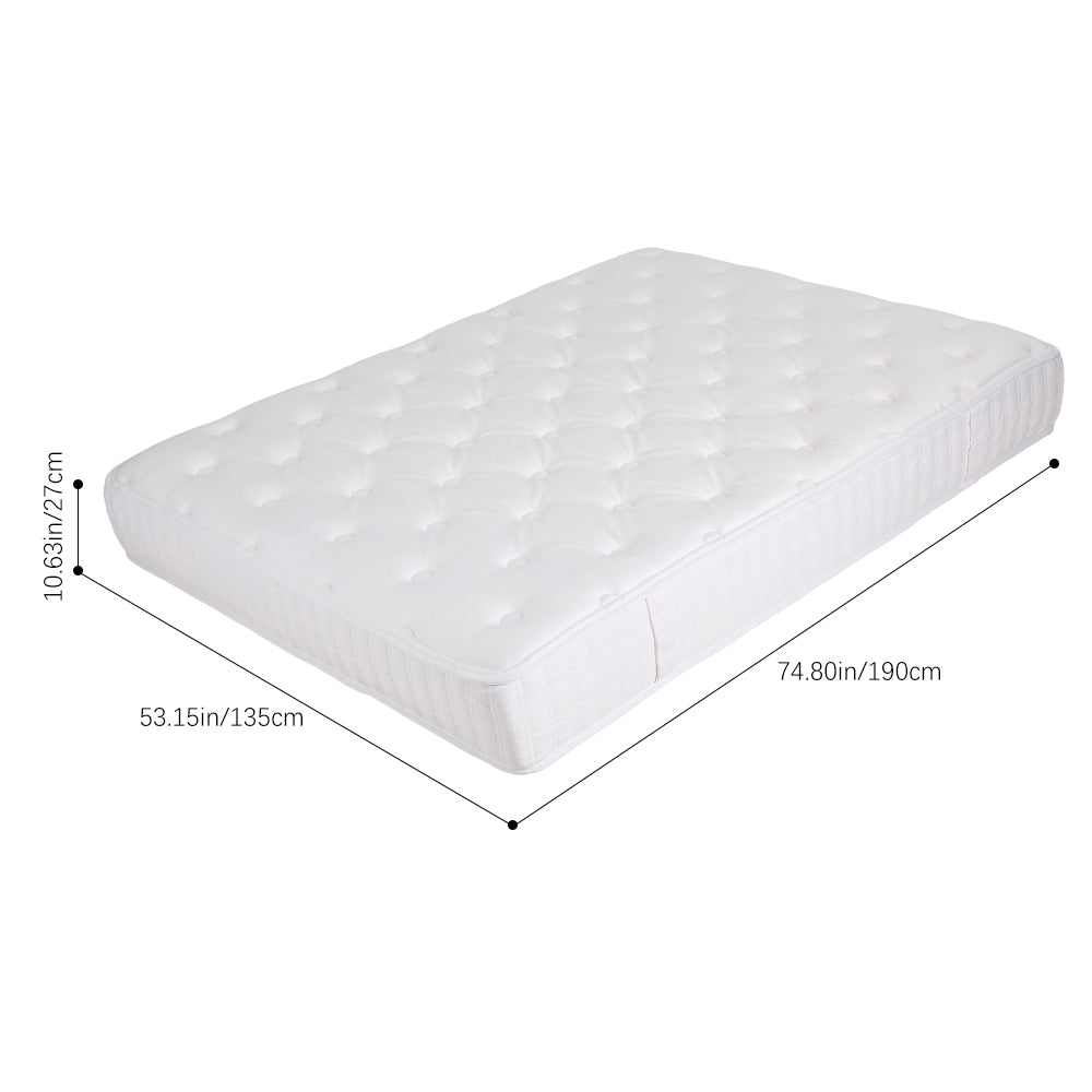 Hybrid Mattress Medium Firm | Pocket Spring Memory Foam Mattress | Fire-resistant & Edge Support | Double