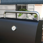 Charcoal Bbq Grill With Shelve, Portable Bbq Trolley Smoker