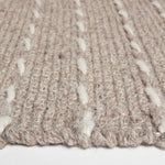 Patna Beige & Natural Kilim Wool Rug | 200cm | Beige