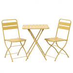 Colourways Vibrant Folding Patio Or Balcony Set | Yellow
