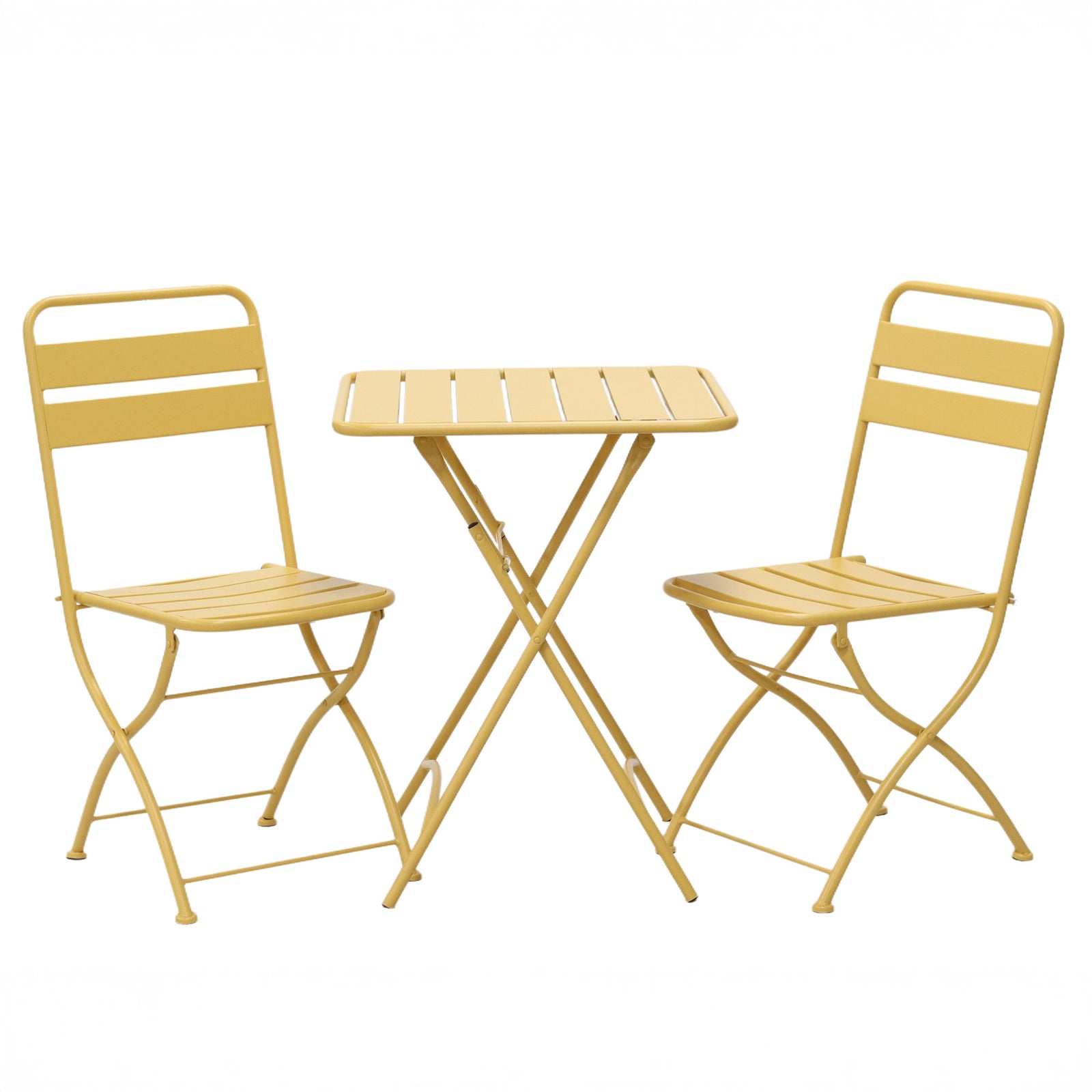 Colourways Vibrant Folding Patio Or Balcony Set | Yellow