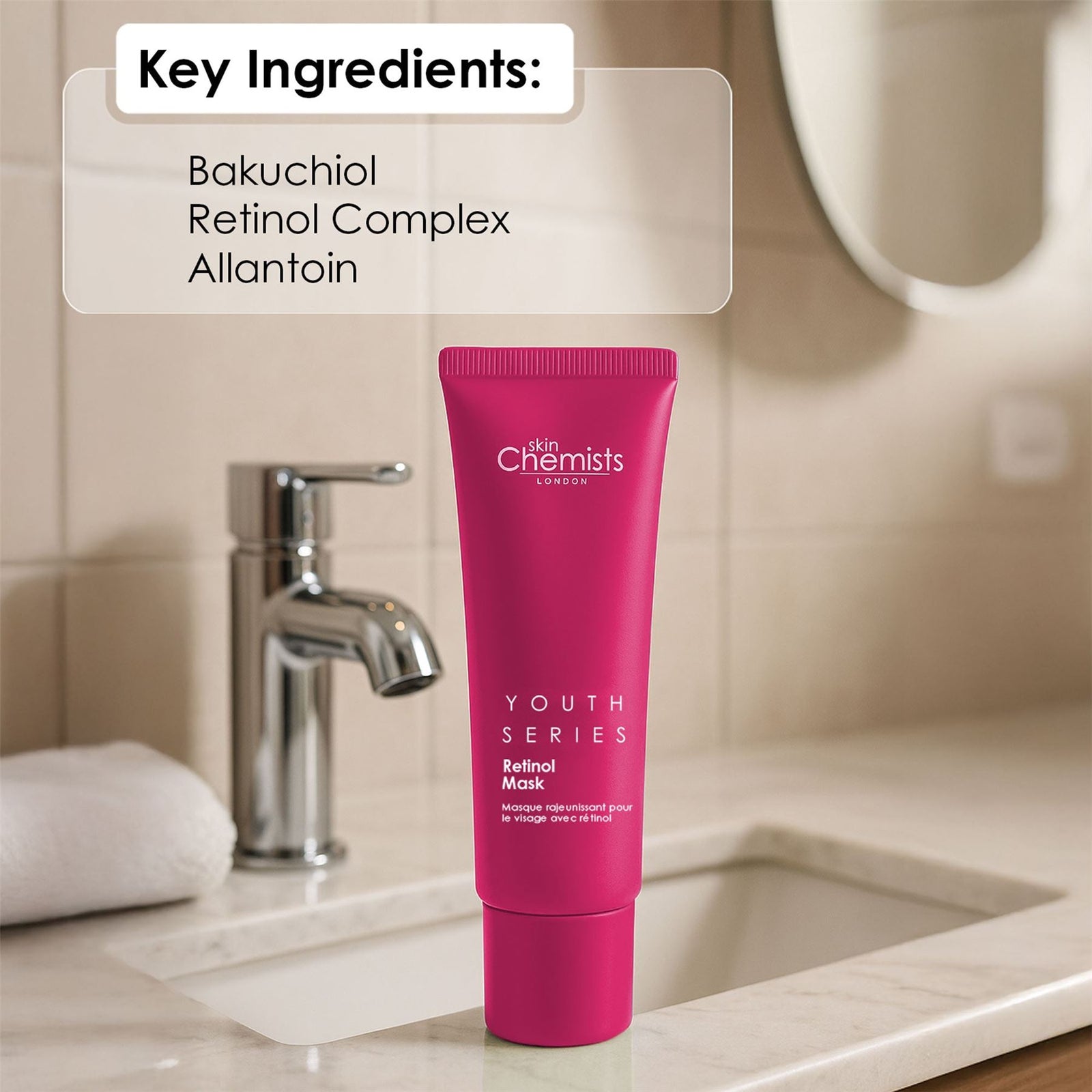 Retinol Anti-ageing Mask 50ml For Cell Regeneration And Smoothing