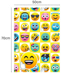 Emoji 2 Sheets & 2 Tags Wrapping Paper