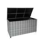 Rattan Cushion Storage Box 700l | Grey