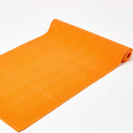 Cotton Plain Table Runner | Orange