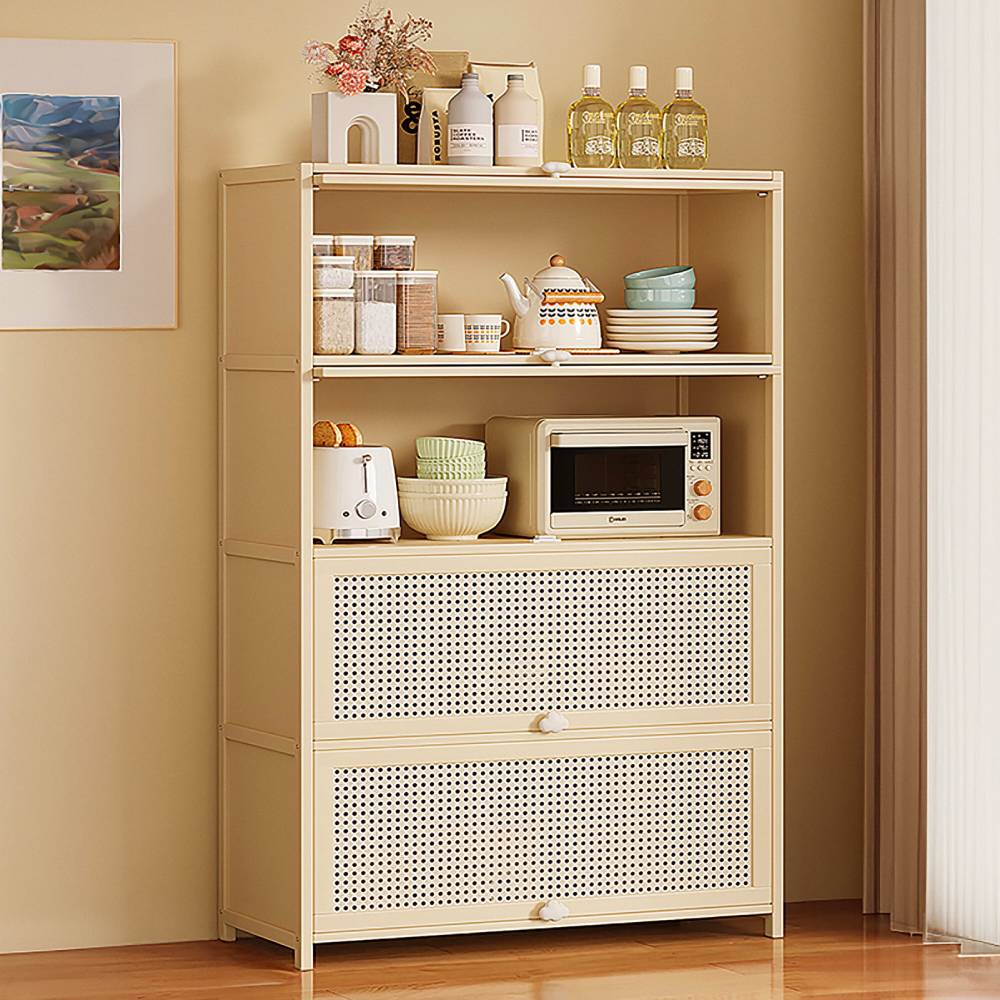 Bamboo Freestanding Sideboard Storage Cabinet
