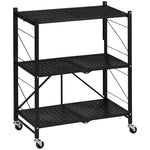 3-tier Utility Cart, Rolling Storage Trolley For Kitchen