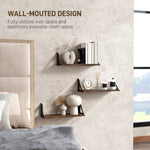 Set Of 3 Vintage Wall Shelves For Living Room