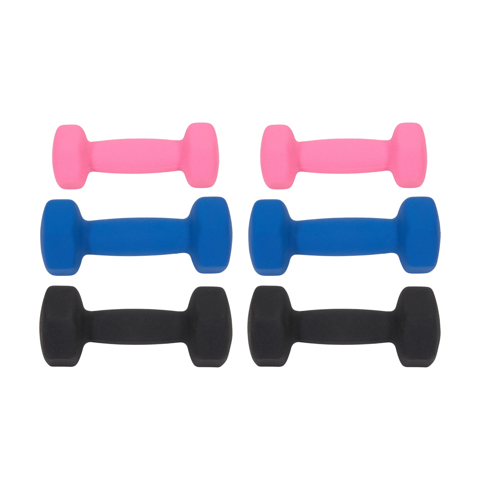 Breeins 1/2/3 Kg Fitness Dumbbells Home Hand Weights Set With Storage Stand