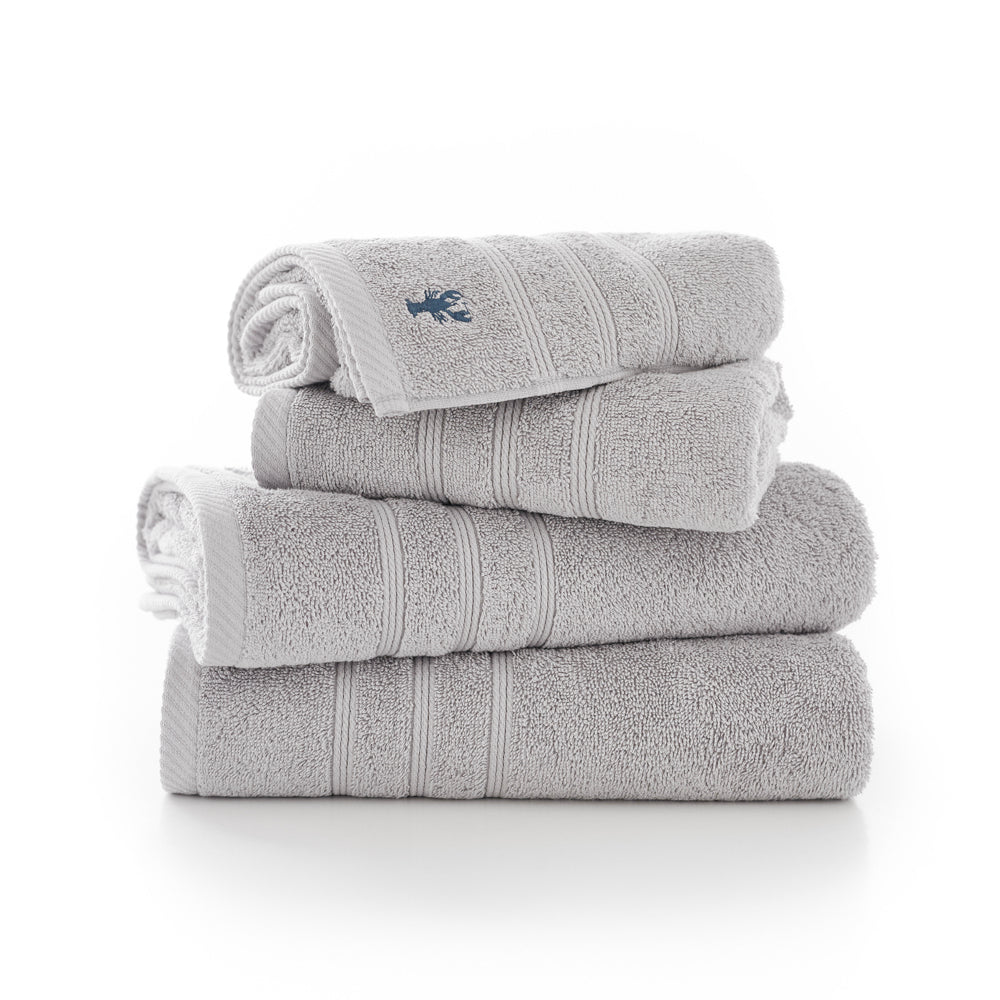 Kaleidoscope 550gm Combed 100% Cotton Towels | Bath Towel | Silver