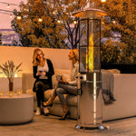 11kw Freestanding Patio Heater | Silver