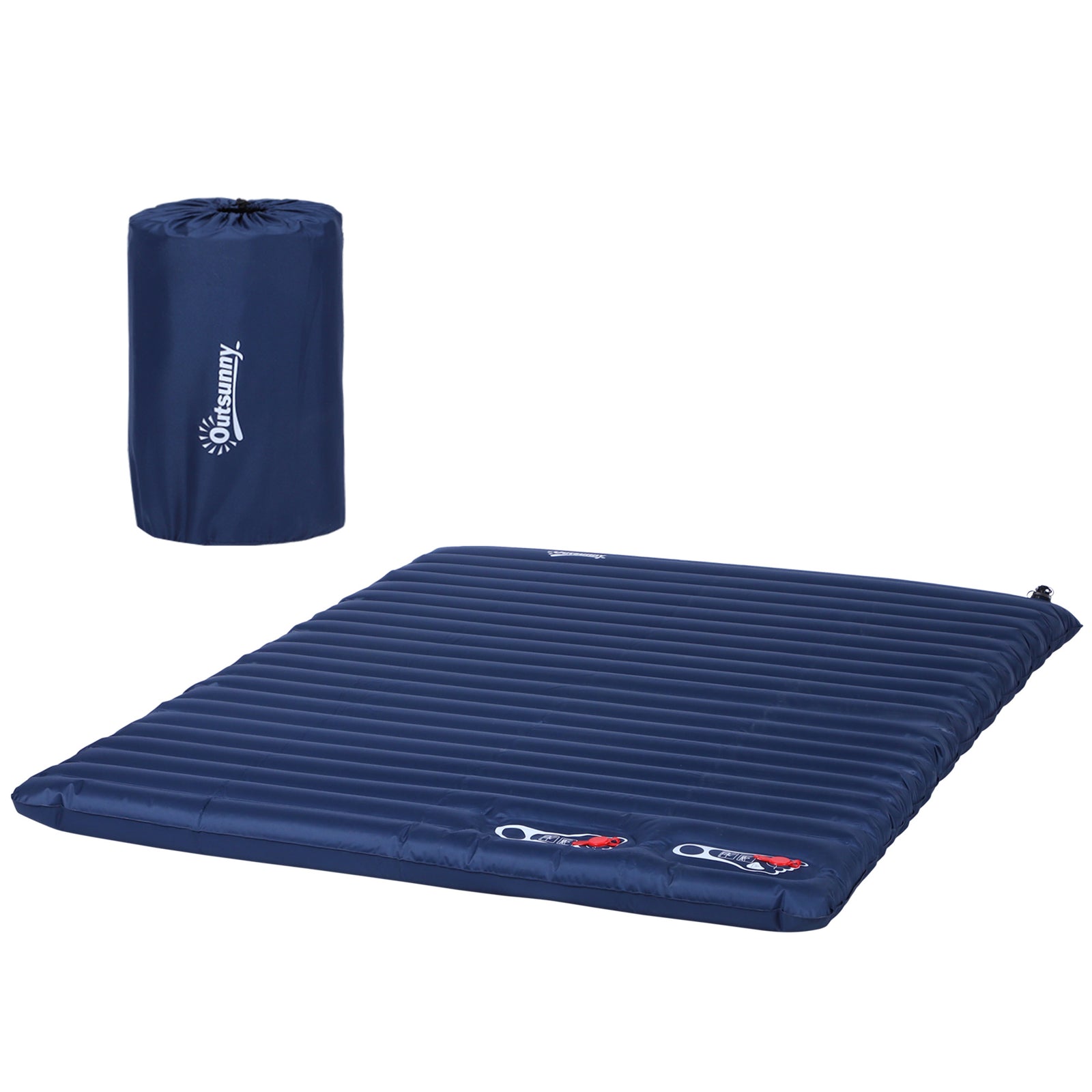 Portable Double Mattress For Camping - Blue | Blue