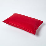 Luxury Cotton Velvet Cushion Cover | 30cm x 50cm | Red