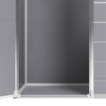 5x3ft Heavy Duty Outdoor Plastic Storage Shed  Waterproof Lockable