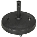 23.5kg Resin Garden Parasol Base Round Stand