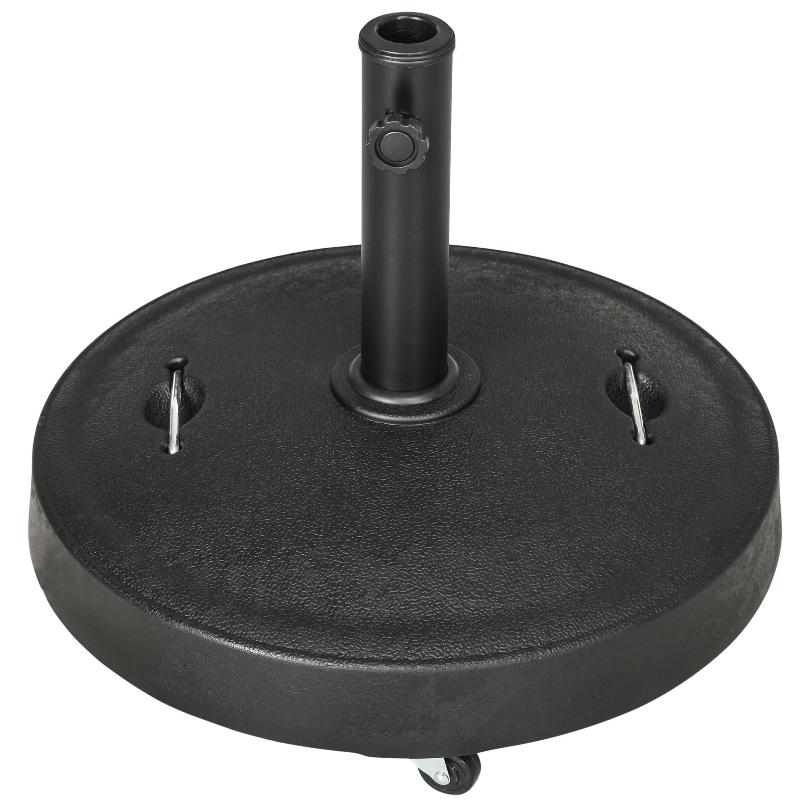 23.5kg Resin Garden Parasol Base Round Stand