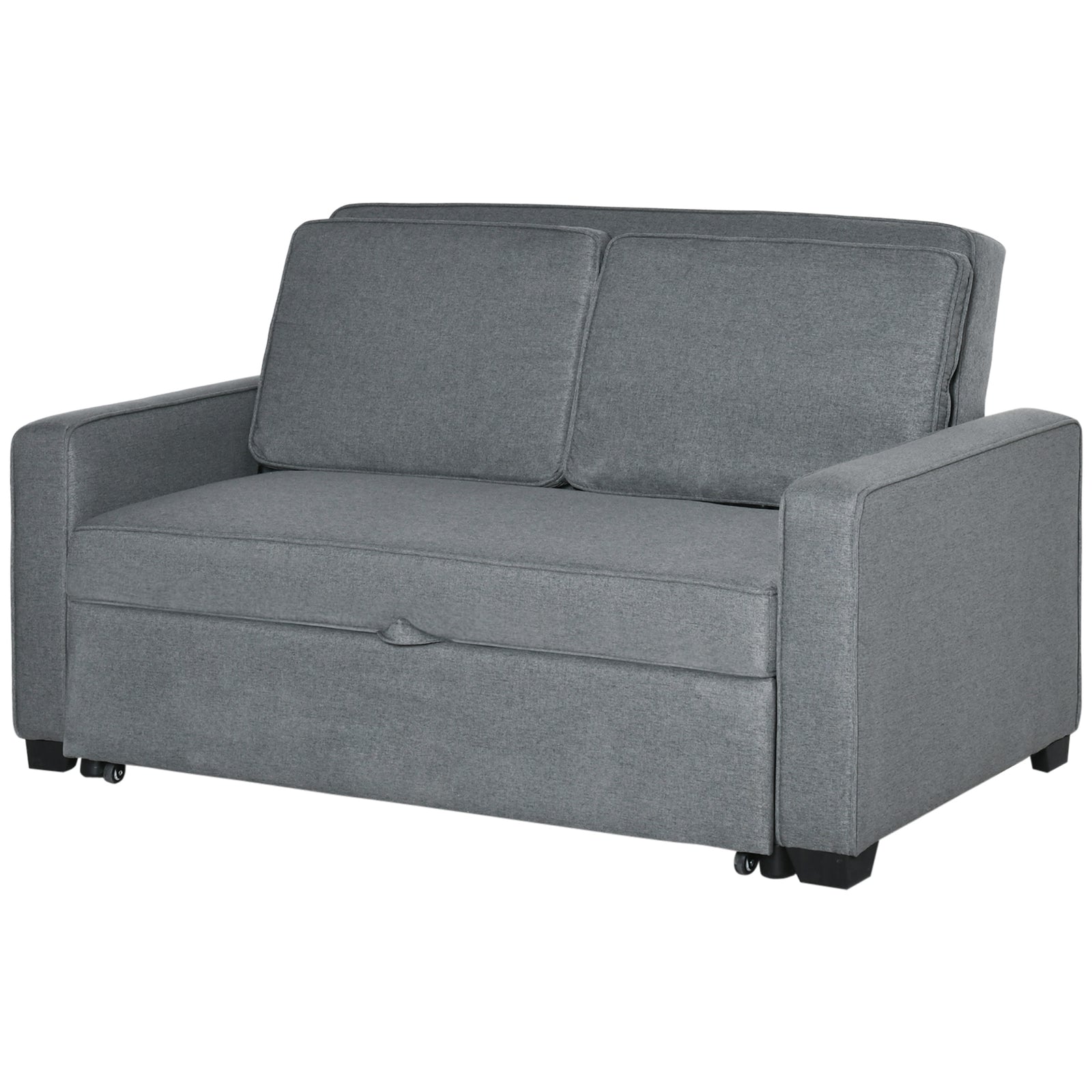 Modern 2 Seater Sofa Bed Click Clack Couch Sleeper