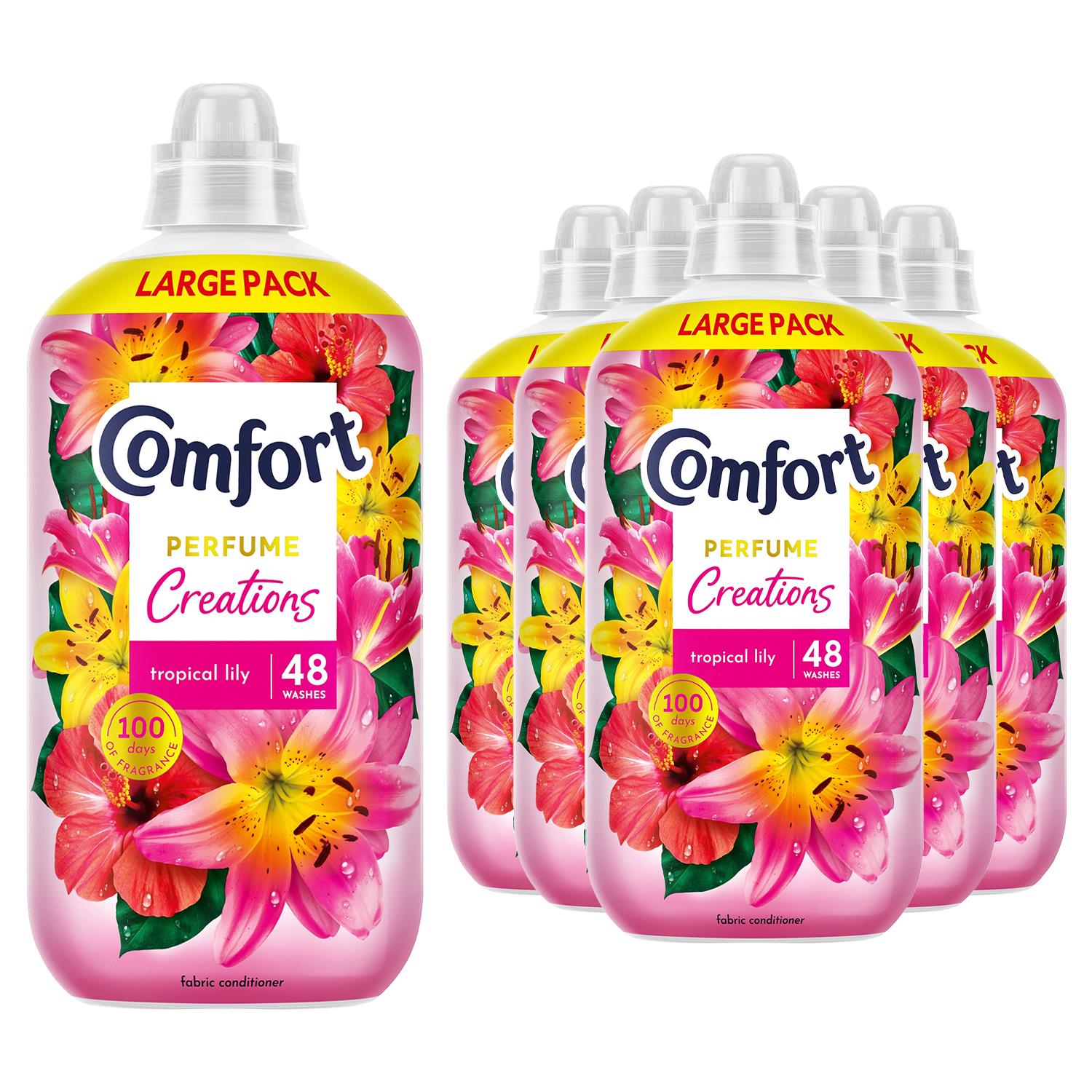 Fabric Conditioner Perfume Creations Tropical Lily, 288 Washes, 1.44 L