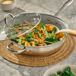 30cm Stainless Steel Long Handled Sauté Pan