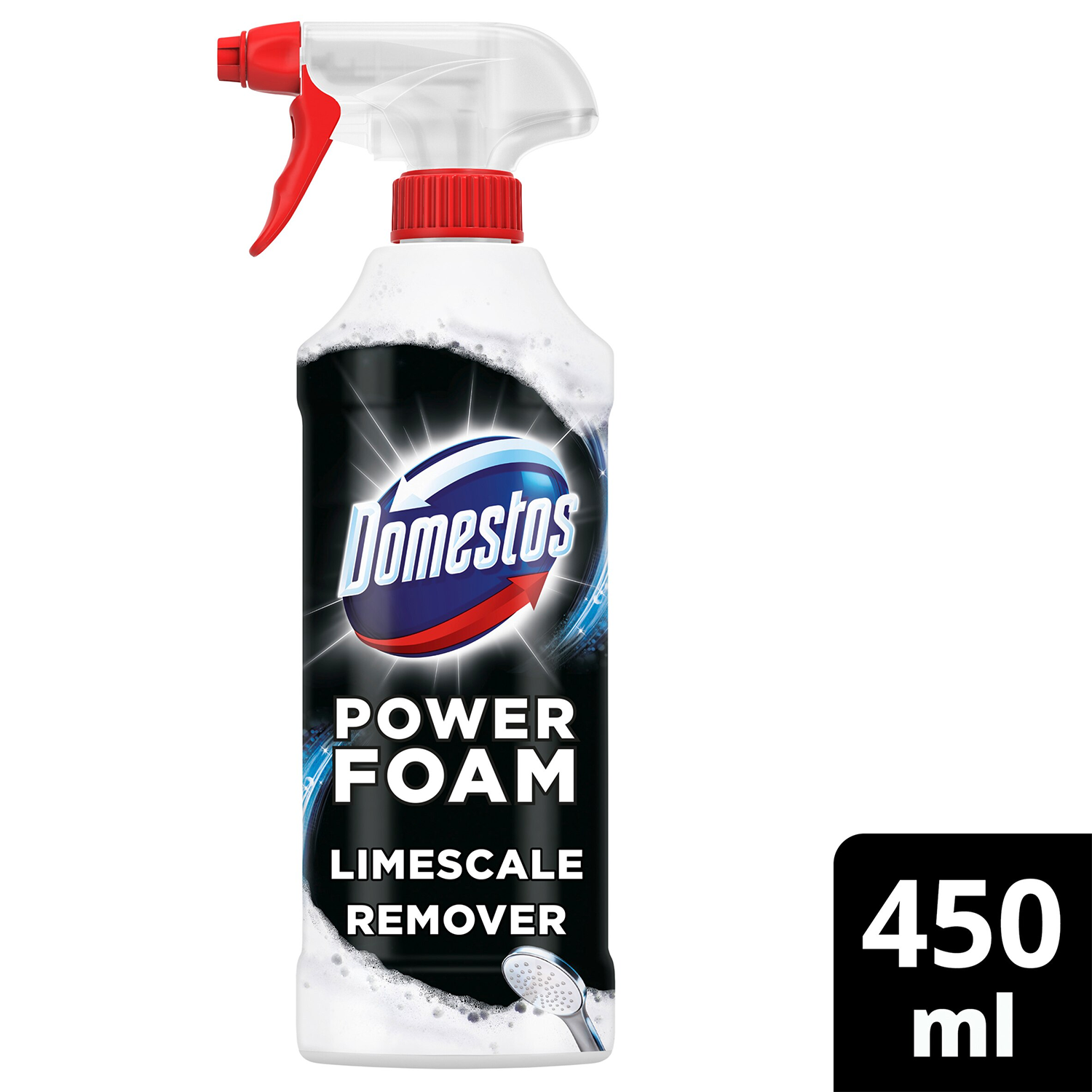 Power Foam Toilet & Bathroom Cleaner Spray Limescale Remover, 450ml