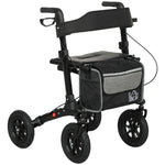 Rollator Walker With Padded Seat Backrest All-terrain Wheels