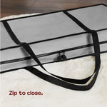 Wrapping Paper Storage Bag Dust Resistant Fabric Holder Grey