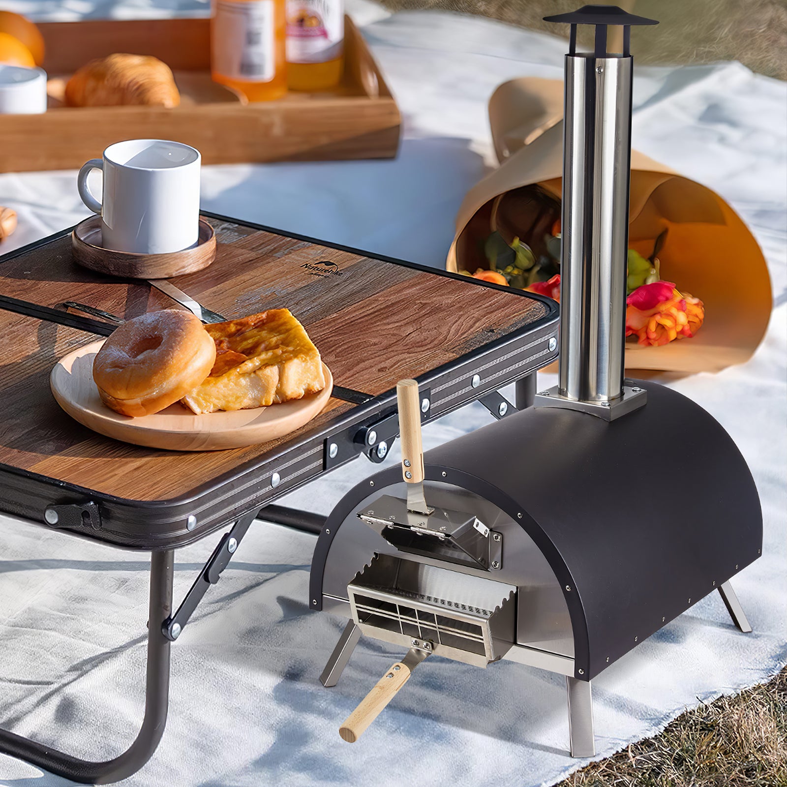 Outdoor Stainless Steel Stone-baked Pizza Oven