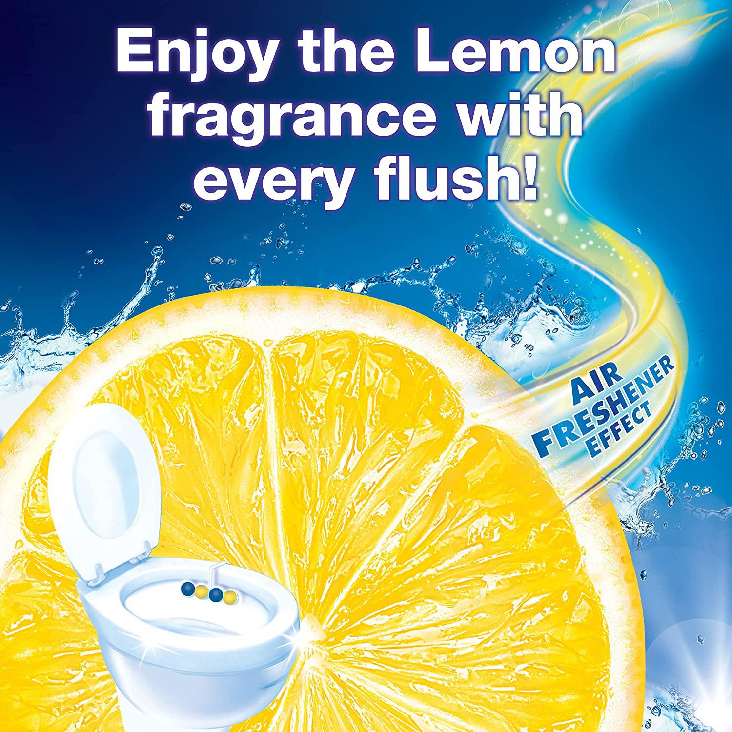 Power Active Toilet Rim Block Lemon Anti-limescale 3 X 50g, 5pk